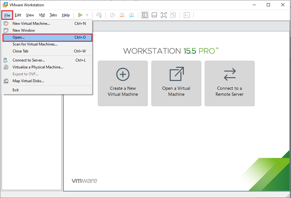 Import Virtual Appliance